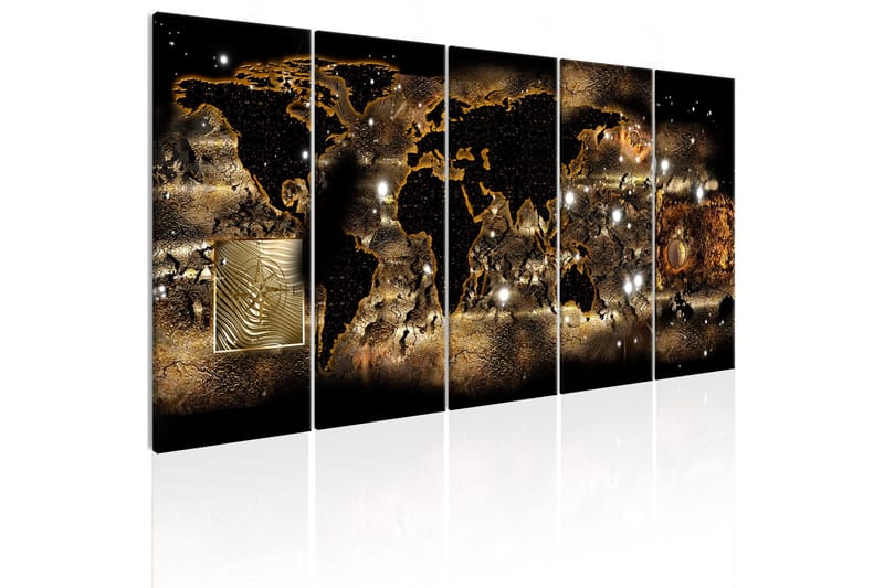 Tavla World At Night 225x90, Artgeist sp. z o. o.