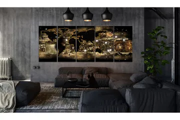 Tavla World At Night 225x90 - Artgeist sp. z o. o. - Inredning - Tavlor & konst - Canvastavlor