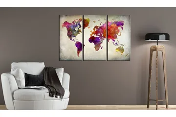 Tavla World Mosaic Of Colours 90x60 - Artgeist sp. z o. o. - Inredning - Tavlor & konst - Canvastavlor