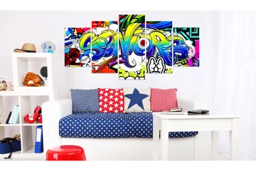 Tavla Youth World 100x50 - Artgeist sp. z o. o. - Inredning - Tavlor & konst - Canvastavlor