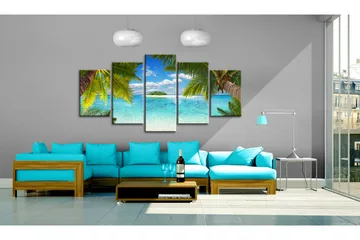 Tavla Paradise Island 200x100 - Artgeist sp. z o. o. - Inredning - Tavlor & konst - Canvastavlor