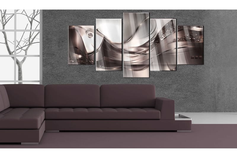 Tavla På Akryl Golden Storm 100x50 - Artgeist sp. z o. o. - Inredning - Tavlor & konst