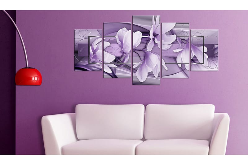 Tavla Purple Wave 200x100 - Artgeist sp. z o. o. - Inredning - Tavlor & konst - Canvastavlor