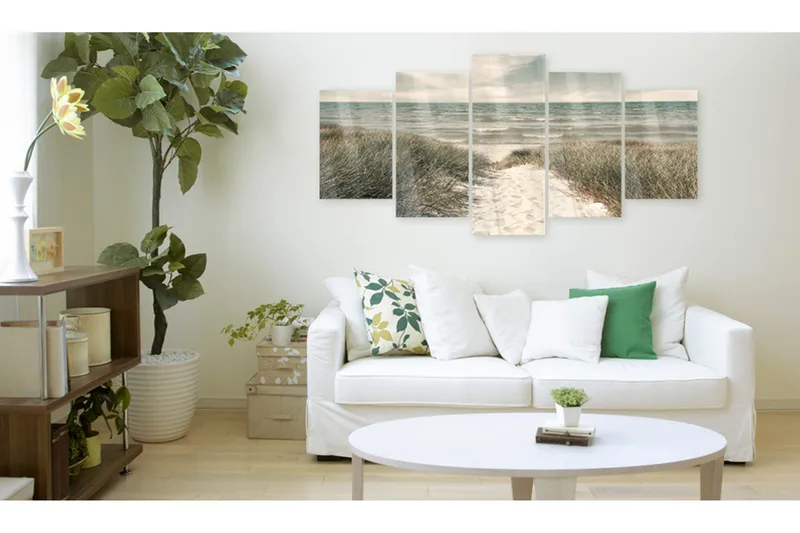 Tavla På Akryl Quiet Beach 100x50 - Artgeist sp. z o. o. - Inredning - Tavlor & konst