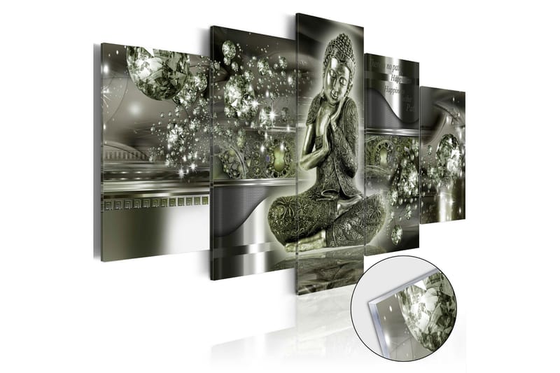 Tavla På Akryl Emerald Buddha 100x50, Artgeist sp. z o. o.