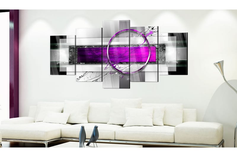 Tavla På Akryl Violet Rim 100x50 - Artgeist sp. z o. o. - Inredning - Tavlor & konst