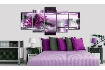 Tavla Purple Lilies 100x50 - Artgeist sp. z o. o. - Inredning - Tavlor & konst - Canvastavlor