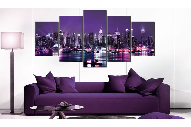 Tavla Purple Sky 200x100 - Artgeist sp. z o. o. - Inredning - Tavlor & konst - Canvastavlor