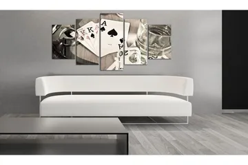 Tavla Poker Night 200x100 - Artgeist sp. z o. o. - Inredning - Tavlor & konst - Canvastavlor