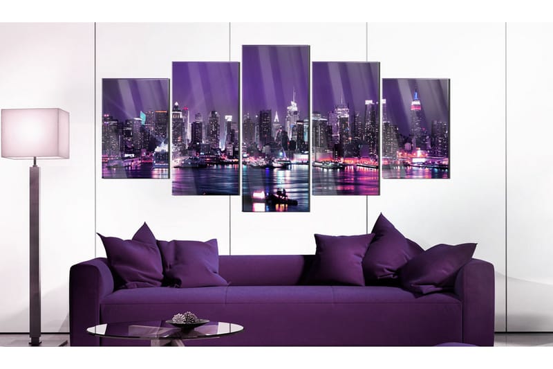 Tavla På Akryl Purple Sky 100x50 - Artgeist sp. z o. o. - Inredning - Tavlor & konst