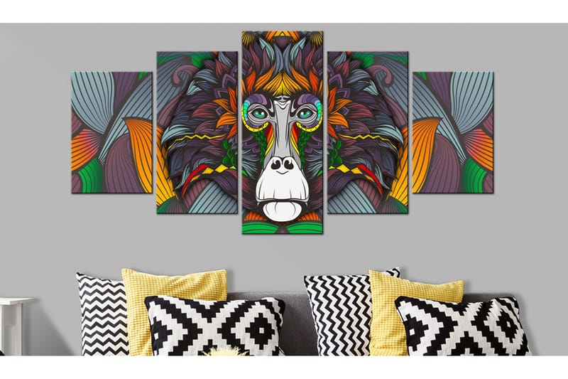 Tavla Philosopher Of The Jungle 100x50 - Artgeist sp. z o. o. - Inredning - Tavlor & konst - Canvastavlor