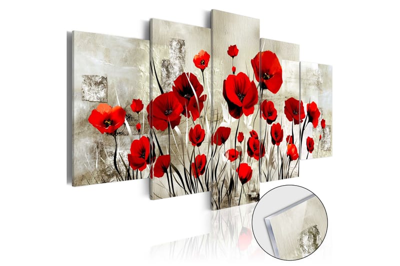Tavla På Akryl Scarlet Field 100x50, Artgeist sp. z o. o.