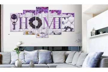 Tavla Purple House 200x100 - Artgeist sp. z o. o. - Inredning - Tavlor & konst - Canvastavlor