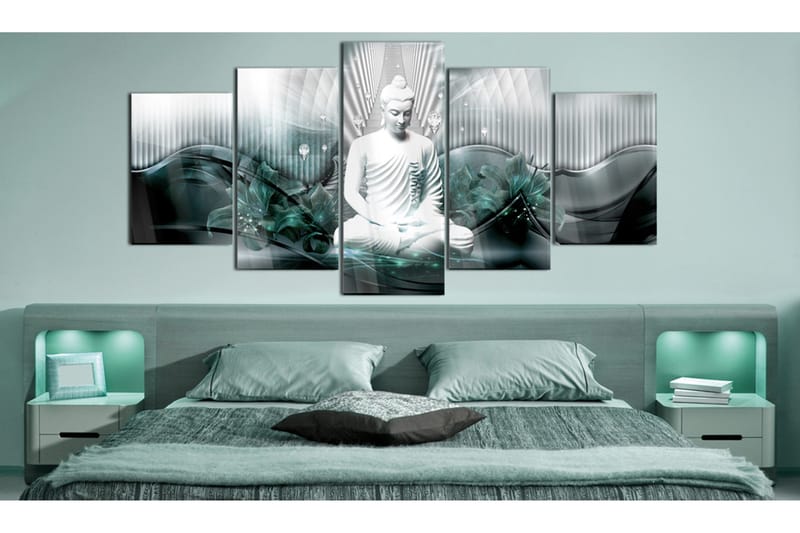 Tavla På Akryl Azure Meditation 100x50 - Artgeist sp. z o. o. - Inredning - Tavlor & konst