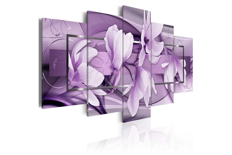 Tavla Purple Wave 200x100, Artgeist sp. z o. o.