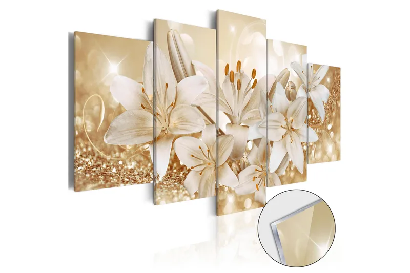 Tavla På Akryl Golden Bouquet 100x50, Artgeist sp. z o. o.