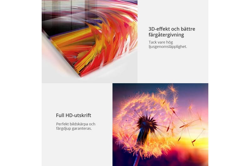 Tavla På Akryl Violet Rim 200x100 - Artgeist sp. z o. o. - Inredning - Tavlor & konst