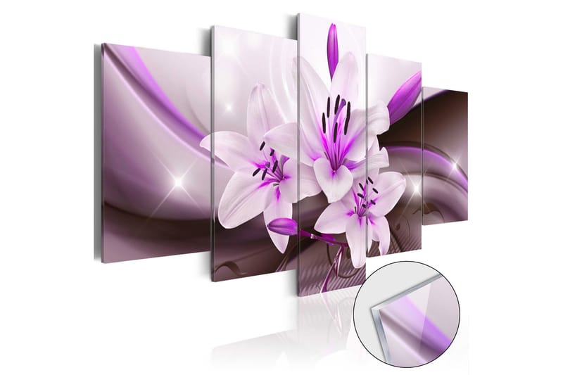Tavla På Akryl Violet Desert Lily 100x50, Artgeist sp. z o. o.