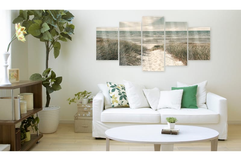 Tavla På Akryl Quiet Beach 200x100 - Artgeist sp. z o. o. - Inredning - Tavlor & konst