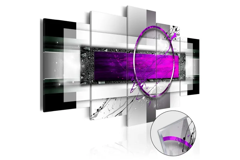 Tavla På Akryl Violet Rim 100x50, Artgeist sp. z o. o.
