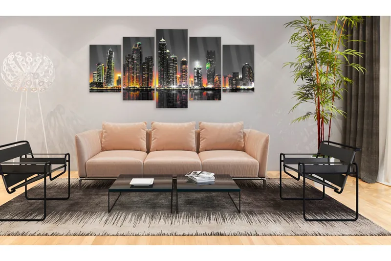 Tavla På Akryl Desertic City 100x50 - Artgeist sp. z o. o. - Inredning - Tavlor & konst