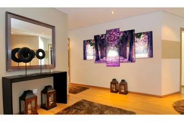 Tavla Purple Avenue 200x100 - Artgeist sp. z o. o. - Inredning - Tavlor & konst - Canvastavlor