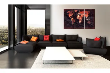 Tavla Plan Of The World 120x80 - Artgeist sp. z o. o. - Inredning - Tavlor & konst - Canvastavlor