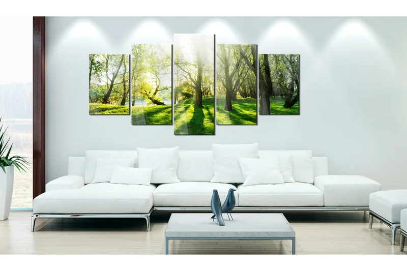 Tavla På Akryl Green Glade 100x50 - Artgeist sp. z o. o. - Inredning - Tavlor & konst