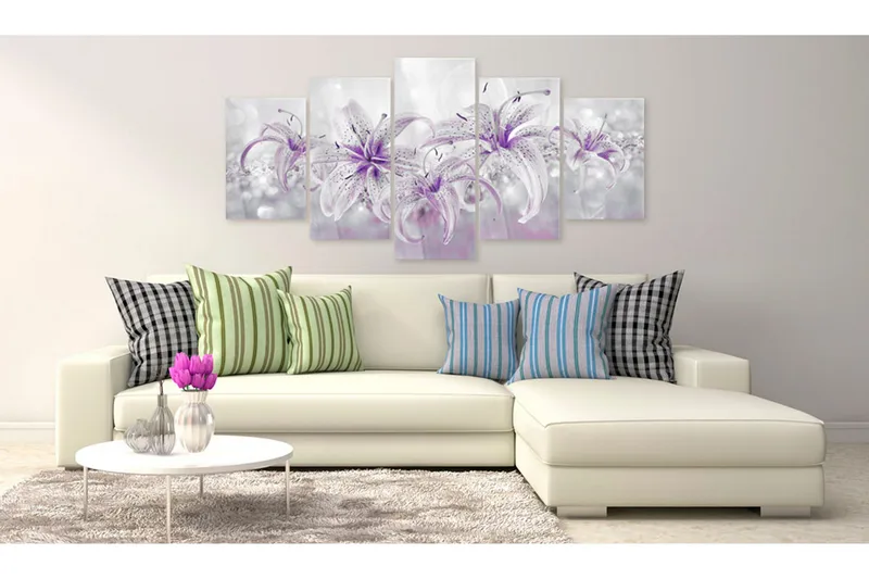 Tavla På Akryl Purple Graces 100x50 - Artgeist sp. z o. o. - Inredning - Tavlor & konst