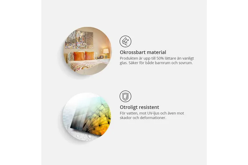 Tavla På Akryl Desertic City 100x50 - Artgeist sp. z o. o. - Inredning - Tavlor & konst