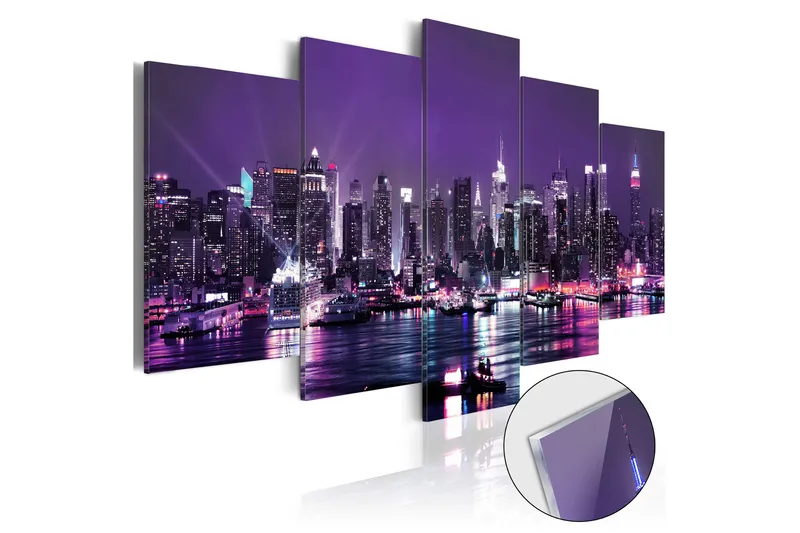 Tavla På Akryl Purple Sky 100x50, Artgeist sp. z o. o.