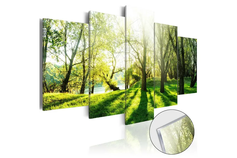 Tavla På Akryl Green Glade 100x50, Artgeist sp. z o. o.