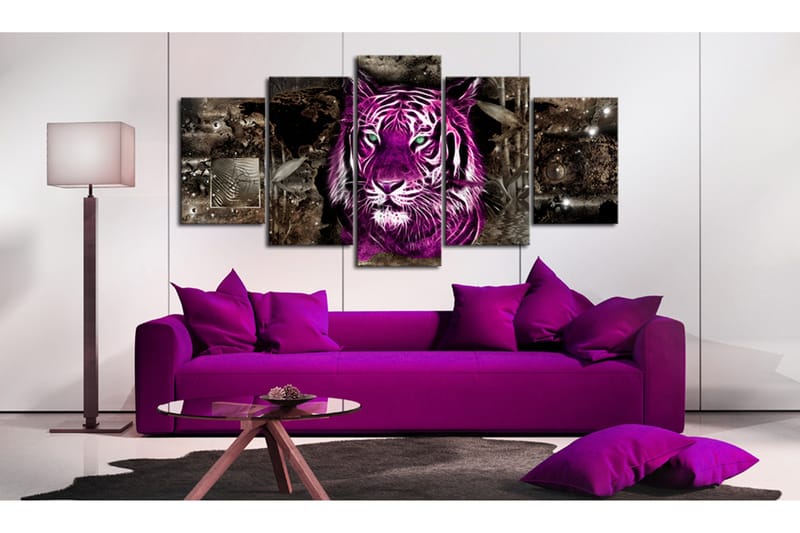 Tavla Purple King 200x100 - Artgeist sp. z o. o. - Inredning - Tavlor & konst - Canvastavlor