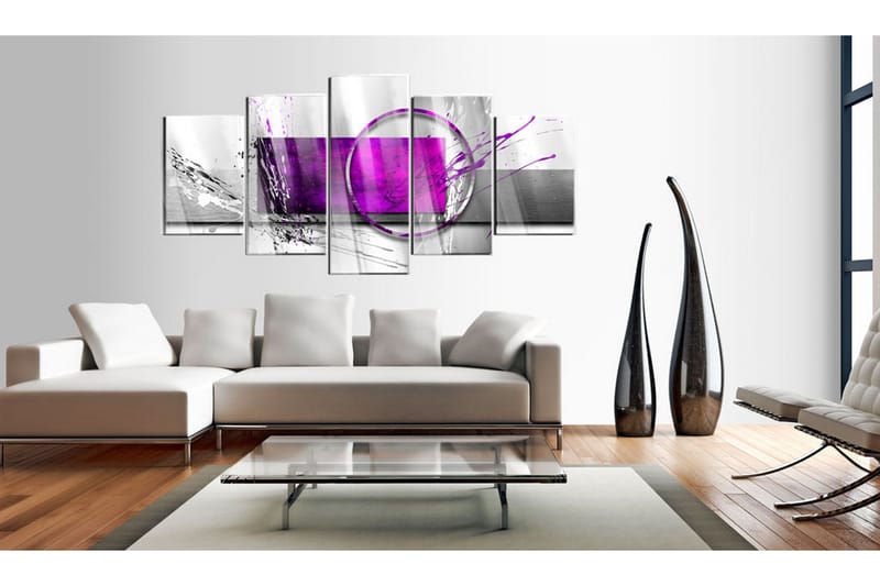 Tavla På Akryl Purple Expression 100x50 - Artgeist sp. z o. o. - Inredning - Tavlor & konst