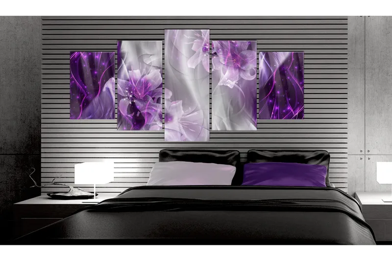 Tavla På Akryl Purple Utopia 100x50 - Artgeist sp. z o. o. - Inredning - Tavlor & konst