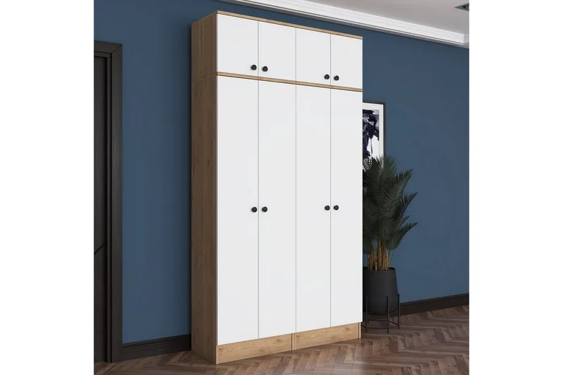 Thaven Smidesdetalj - Valnöt/Vit - Möbler - Hallmöbler - Möbelset för hall & entre