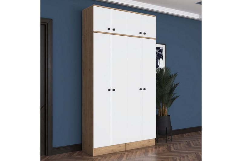 Thaven Smidesdetalj - Valnöt/Vit - Förvaring - Klädförvaring - Garderob & garderobssystem - Klädskåp & fristående garderob
