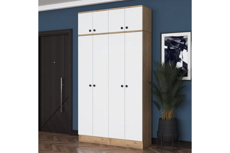 Thaven Smidesdetalj - Valnöt/Vit - Möbler - Hallmöbler - Möbelset för hall & entre