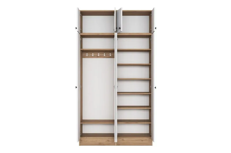 Thaven Smidesdetalj - Valnöt/Vit - Möbler - Hallmöbler - Möbelset för hall & entre