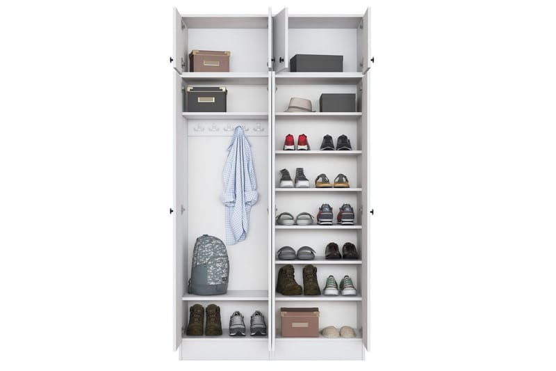 Thaven Smidesdetalj - Vit - Förvaring - Klädförvaring - Garderob & garderobssystem - Klädskåp & fristående garderob