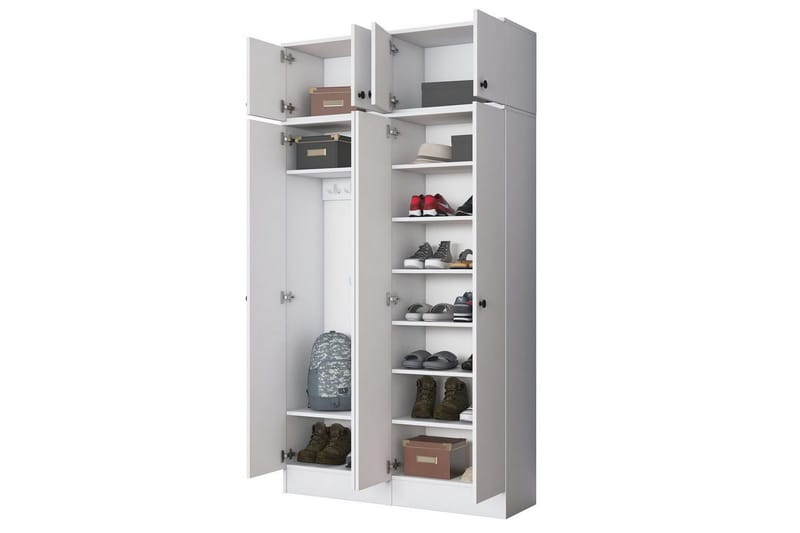 Thaven Smidesdetalj - Vit - Förvaring - Klädförvaring - Garderob & garderobssystem - Klädskåp & fristående garderob