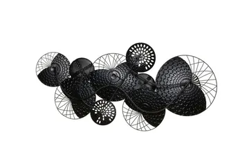 Cesium Väggdekoration - Silver/Svart - Inredning - Tavlor & konst - Canvastavlor