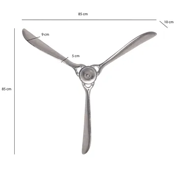 Corela Väggdekoration 85 cm - silverfärgad - Inredning - Dekoration & inredningsdetaljer - Prydnadssaker - Skulptur
