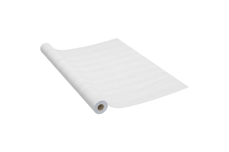 Dörrfolie 2 st vitt trä 210x90 cm PVC - Vit - Kakeldekor - Dekorplast