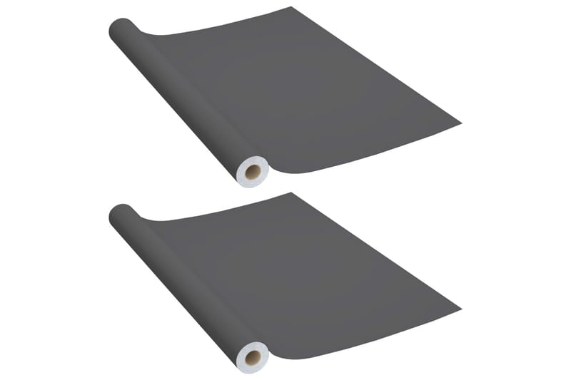 Dekorplast 2 st grå 500x90 cm PVC - Grå - Kakeldekor - Dekorplast