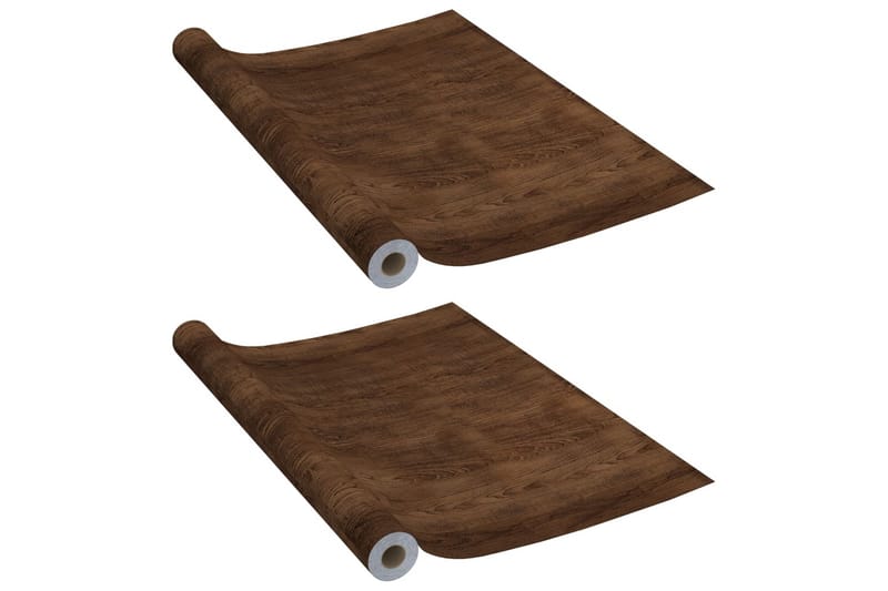 Dekorplast 2 st mörk ek 500x90 cm PVC - Brun - Inredning - Väggdekor - Dekorplast - Kakeldekor