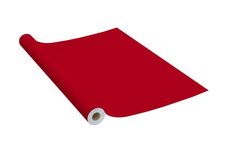 Dekorplast 2 st röd 500x90 cm PVC - Röd - Kakeldekor - Dekorplast