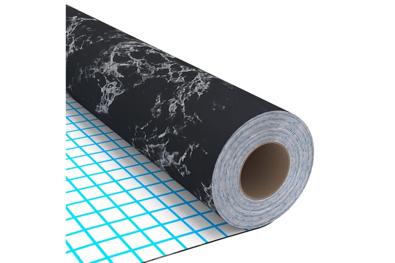 Dekorplast svart sten 500x90 cm PVC - Svart - Inredning - Väggdekor - Dekorplast - Kakeldekor