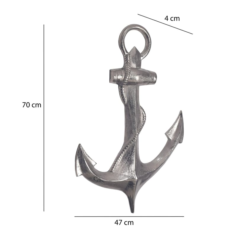 Eliena Väggdekoration 47 cm - silverfärgad - Inredning - Dekoration & inredningsdetaljer - Prydnadssaker - Skulptur