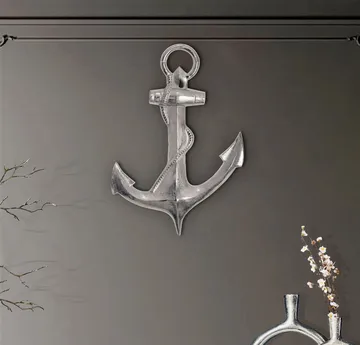 Eliena Väggdekoration 47 cm - silverfärgad - Inredning - Dekoration & inredningsdetaljer - Prydnadssaker - Skulptur